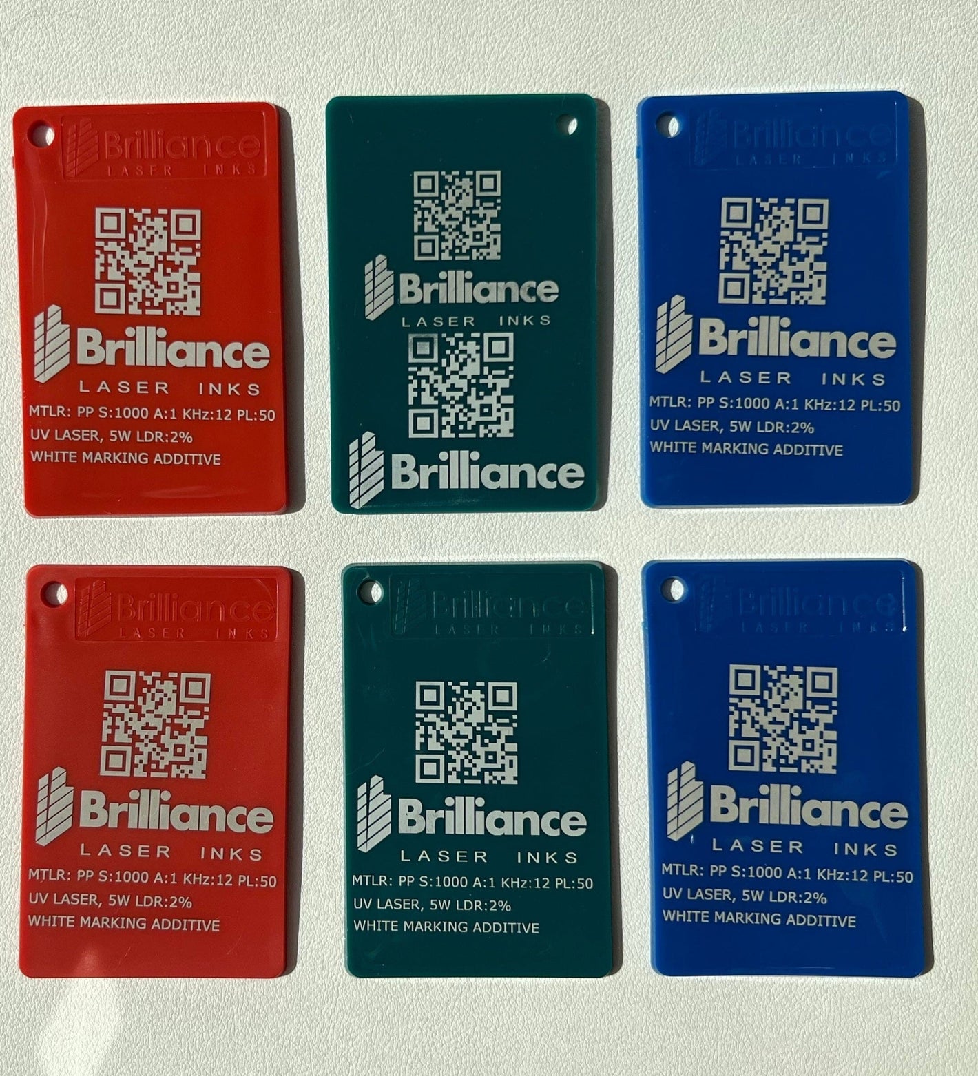 Lazact White - Activate/Reveals White Marking on Colored Molded Parts with UV Laser - 1 KG Plastics Brilliance Laser Inks