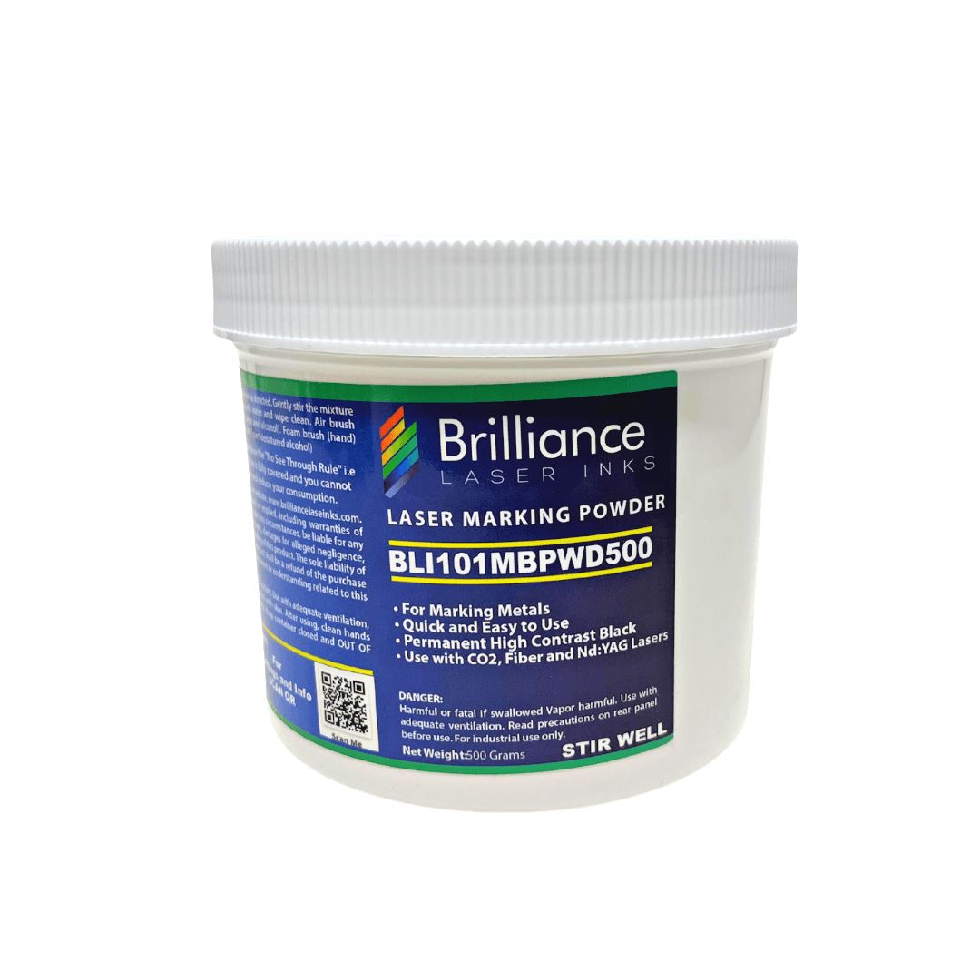 Black Metal Concentrated Laser Marking Powder Powder Brilliance Laser Inks, LLC 500 Grams