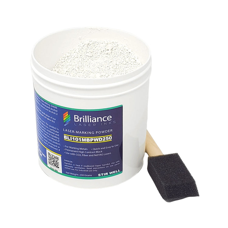 Black Metal Concentrated Laser Marking Powder Powder Brilliance Laser Inks, LLC