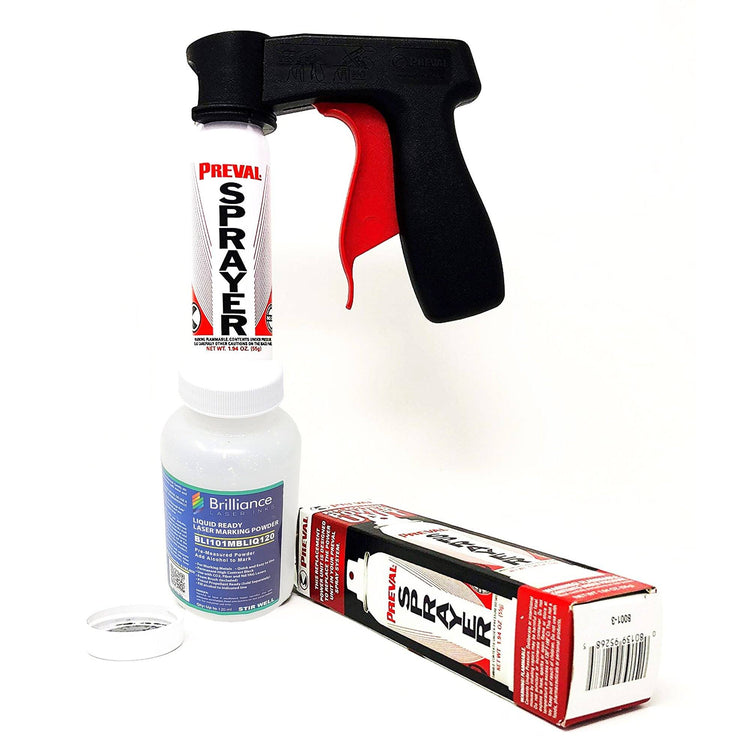 Black Metal Liquid Ready - Laser Marking Powder Liquid Ready Brilliance Laser Inks, LLC
