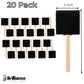Brilliance Laser Inks 2-Inch Foam Paint Brushes, Wooden Handles, 20 Count Brilliance Laser Inks 
